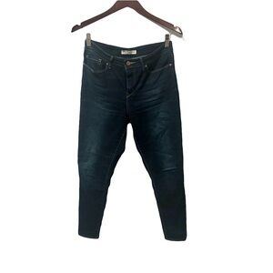 Levis Signature Womens sz 29 Jeans Modern Skinny Dark Wash Faded Denim